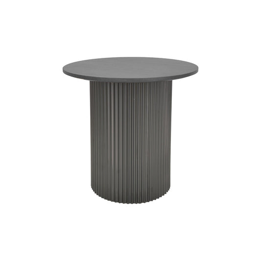 Βοηθητικό Τραπέζι Dovel MDF σε Μαύρη Απόχρωση Φ50x45