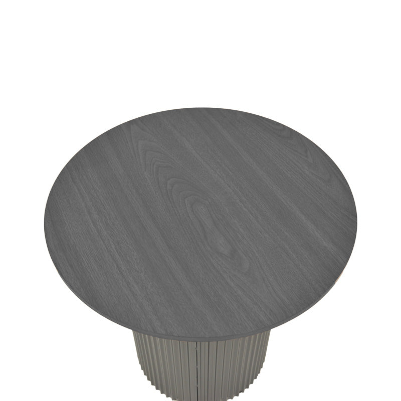 Βοηθητικό Τραπέζι Dovel MDF σε Μαύρη Απόχρωση Φ50x45