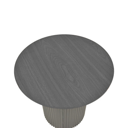 Βοηθητικό Τραπέζι Dovel MDF σε Μαύρη Απόχρωση Φ50x45