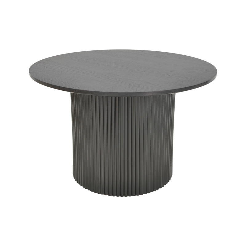Τραπέζι Σαλονιού Dovel MDF σε Μαύρη Απόχρωση Φ70x40