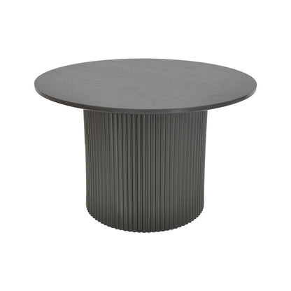 Τραπέζι Σαλονιού Dovel MDF σε Μαύρη Απόχρωση Φ70x40