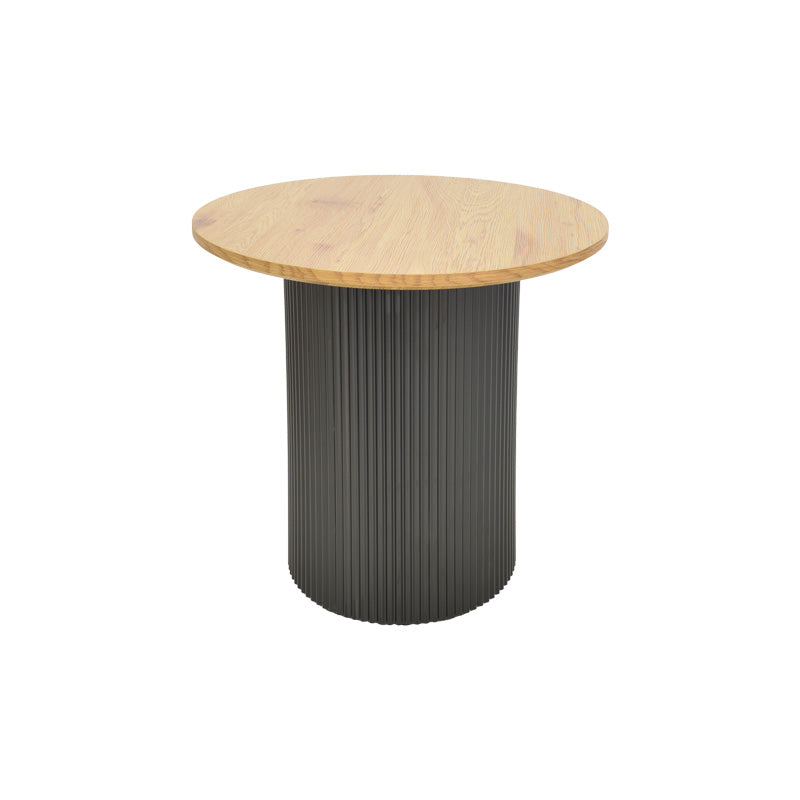 Βοηθητικό Τραπέζι Dovel MDF σε Sonoma-Μαύρη Απόχρωση Φ50x45