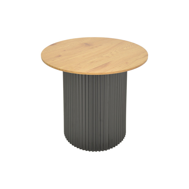 Βοηθητικό Τραπέζι Dovel MDF σε Sonoma-Μαύρη Απόχρωση Φ50x45