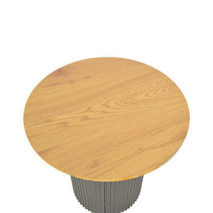 Βοηθητικό Τραπέζι Dovel MDF σε Sonoma-Μαύρη Απόχρωση Φ50x45