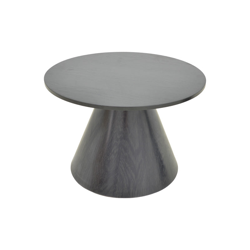 Τραπέζι Σαλονιού Donda MDF σε Μαύρη Απόχρωση Φ60x40