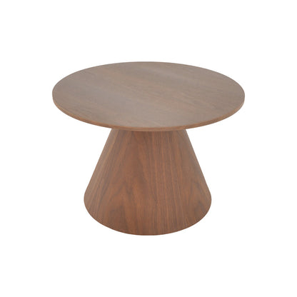 Τραπέζι Σαλονιού Donda MDF σε Καρυδί Απόχρωση Φ60x40