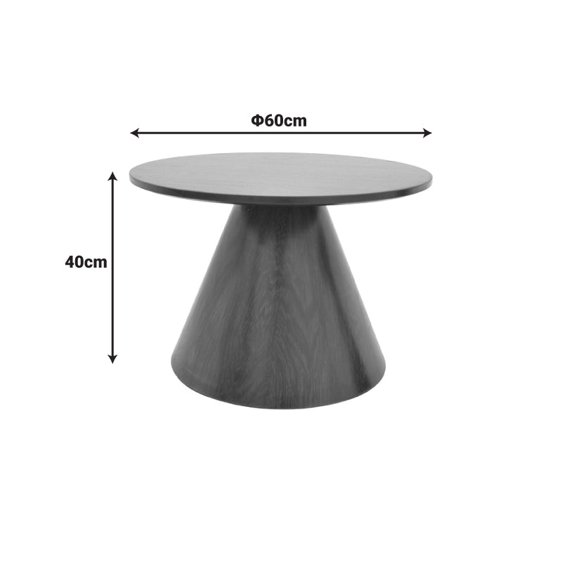 Τραπέζι Σαλονιού Donda MDF σε Sonoma Απόχρωση Φ60x40