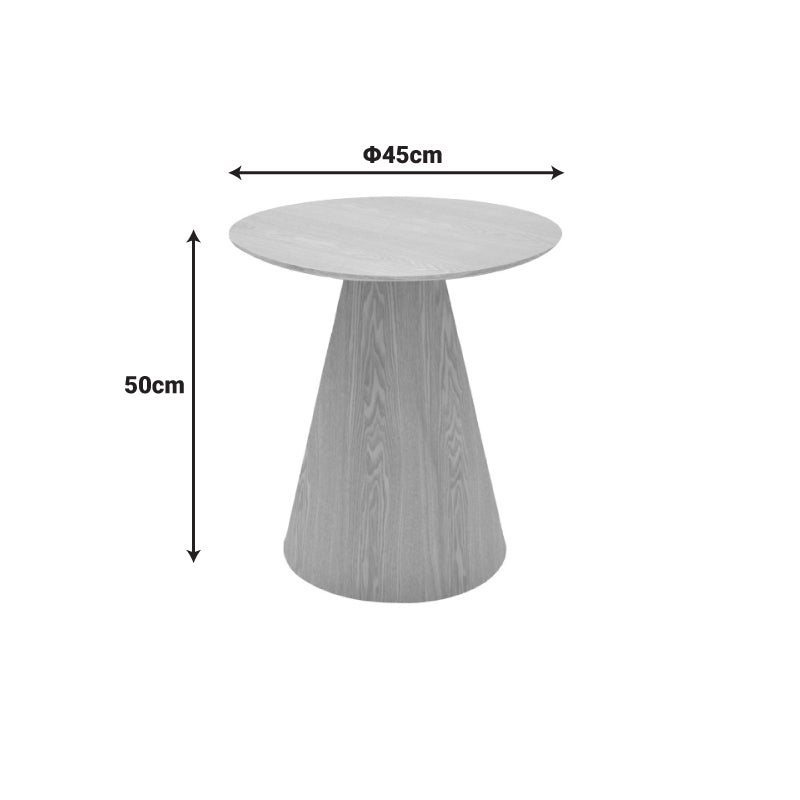 Βοηθητικό Τραπέζι Donda MDF Καρυδί Φ45x50
