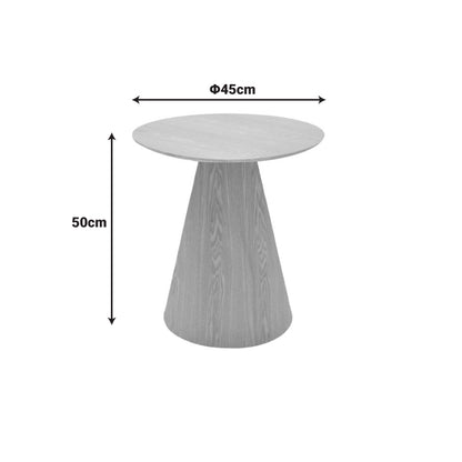 Βοηθητικό Τραπέζι Donda MDF Καρυδί Φ45x50