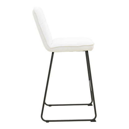 Σκαμπό Μπαρ Essential Ύφασμα Μπεζ-Πόδι Μάυρο Μεταλλικό 53x64.5x107