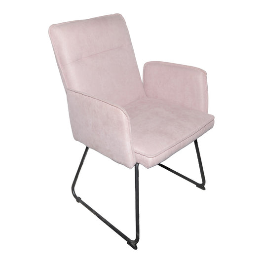 Πολυθρόνα Essential Ύφασμα Σάπιο Μήλο-Πόδι Μαύρο Μεταλλικό 55.5x59x89