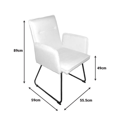 Πολυθρόνα Essential Ύφασμα Χακί-Πόδι Μαύρο Μεταλλικό 55.5x59x89