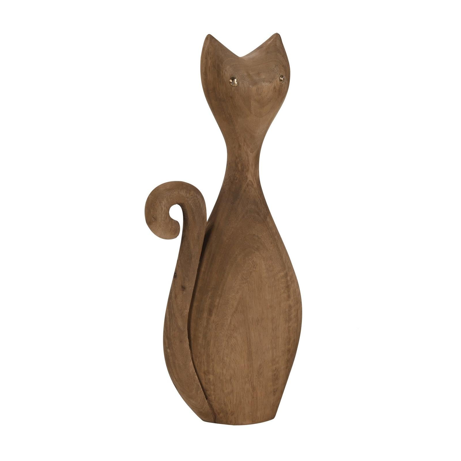 DEI - 11 ΦΙΓΟΥΡΑ ΞΥΛΙΝΗ ΓΑΤΑ 17x8x41