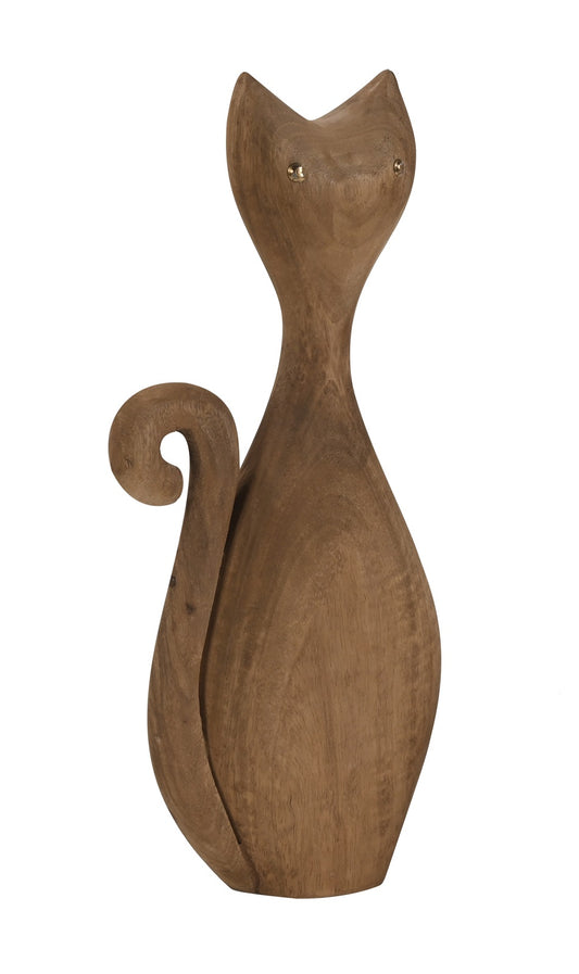 DEI - 11 ΦΙΓΟΥΡΑ ΞΥΛΙΝΗ ΓΑΤΑ 17x8x41