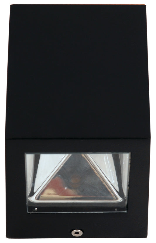 WLC 8107 BK LED ΑΠΛ. UP/DOWN ΤΕΤΡ. ΜΑΥΡΗ 8.5x8.5x10.5