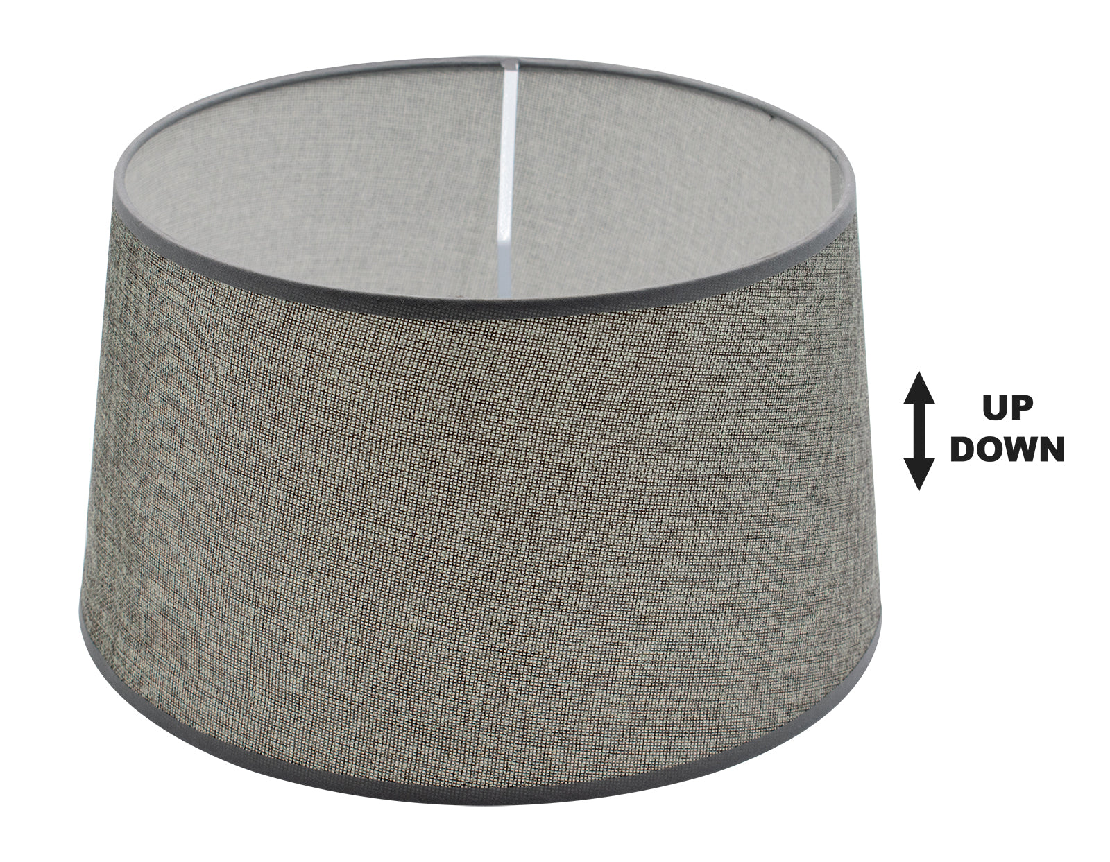 SPC 35 GY E14-E27 ΚΑΠΕΛΟ ΓΚΡΙ UP/DOWN Φ(30-35)x20