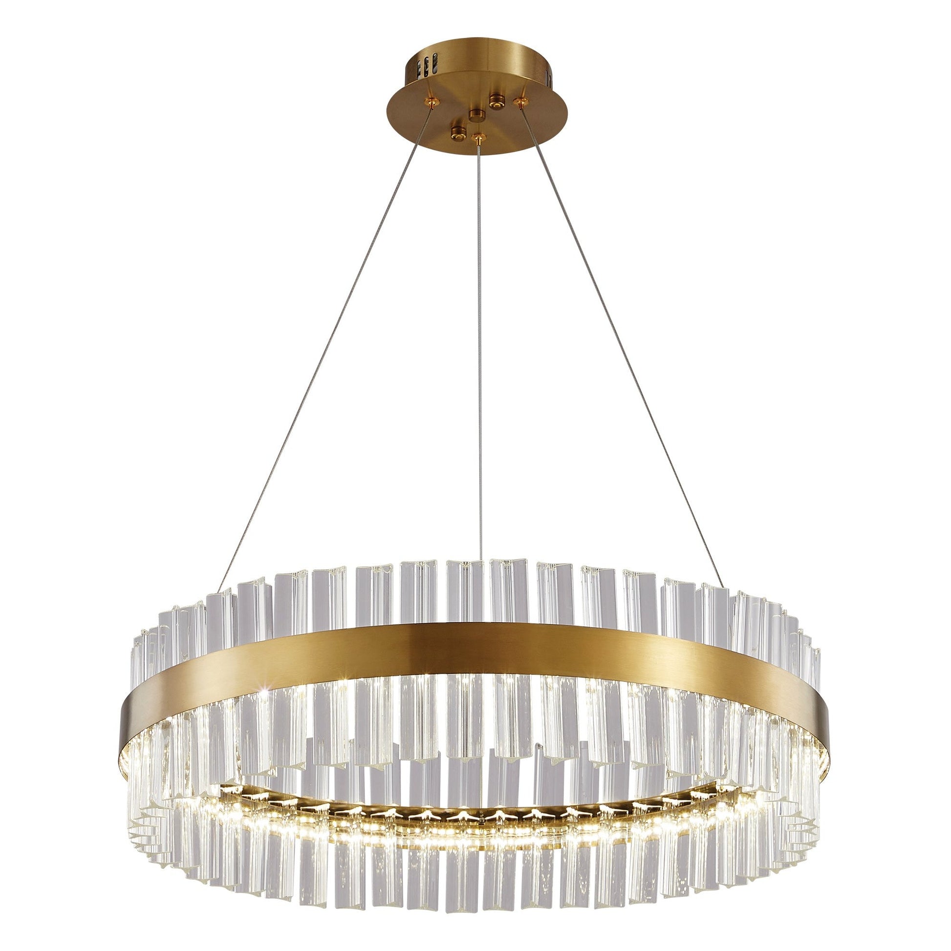 PDC 707-60 LED ΣΤΡΟΓΓΥΛΟ ΜΕ ΚΡΥΣΤΑΛΛΑ Φ60x100