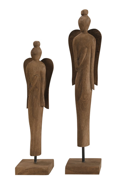 DEI - 14 ΞΥΛΙΝΗ ΦΙΓΟΥΡΑ ΑΓΓΕΛΟΣ 10x9x50