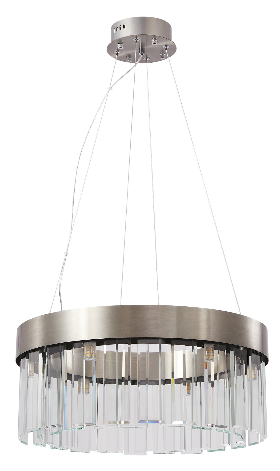 PDC 703-50 MCR # 1/Φ ΝΙΚΕΛ ΜΑΤ ΜΕΤΑΛΛΟ + ΚΡΥΣΤΑΛΟ 6xG9 Φ50x100