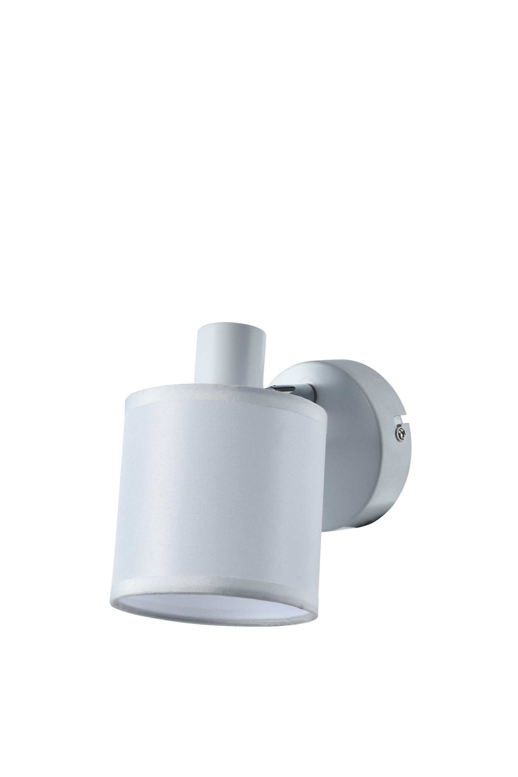 WLC 5216-1 WH ΣΠΟΤ ΛΕΥΚΟ ΜΕ ΛΕΥΚΟ ΥΦΑΣΜΑΤΙΝΟ ΚΑΠΕΛΟ 1xΕ14 Φ10x14x15