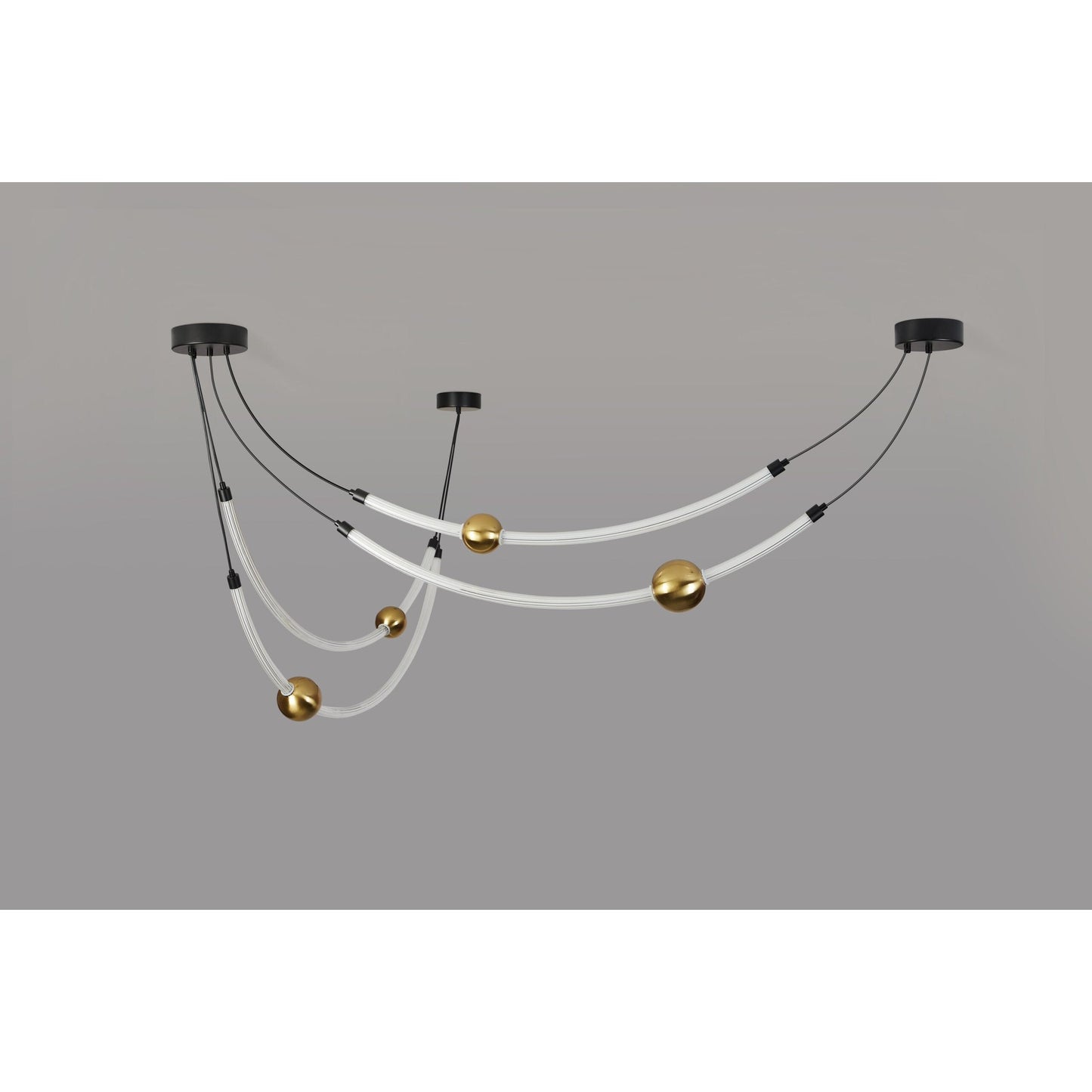 CCC 705-2 LED 4 ΣΩΛΗΝΕΣ ΜΕ ΧΡΥΣΗ ΔΙΑΚΟΣΜΗΤΙΚΗ ΜΠΑΛΑ 150x105εκ