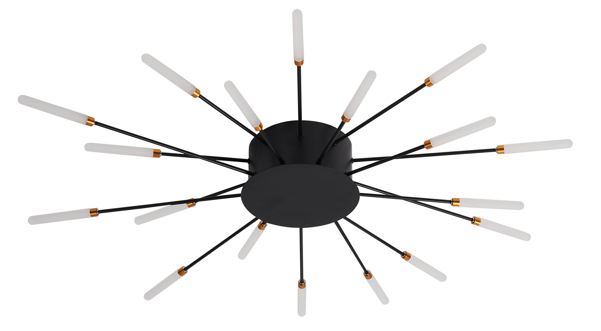 CCC 709-18 # LED ΟΡΟΦΗΣ ΜΑΥΡΟ ΑΚΤΙΝΕΣ Φ80x9