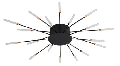 CCC 709-18 # LED ΟΡΟΦΗΣ ΜΑΥΡΟ ΑΚΤΙΝΕΣ Φ80x9