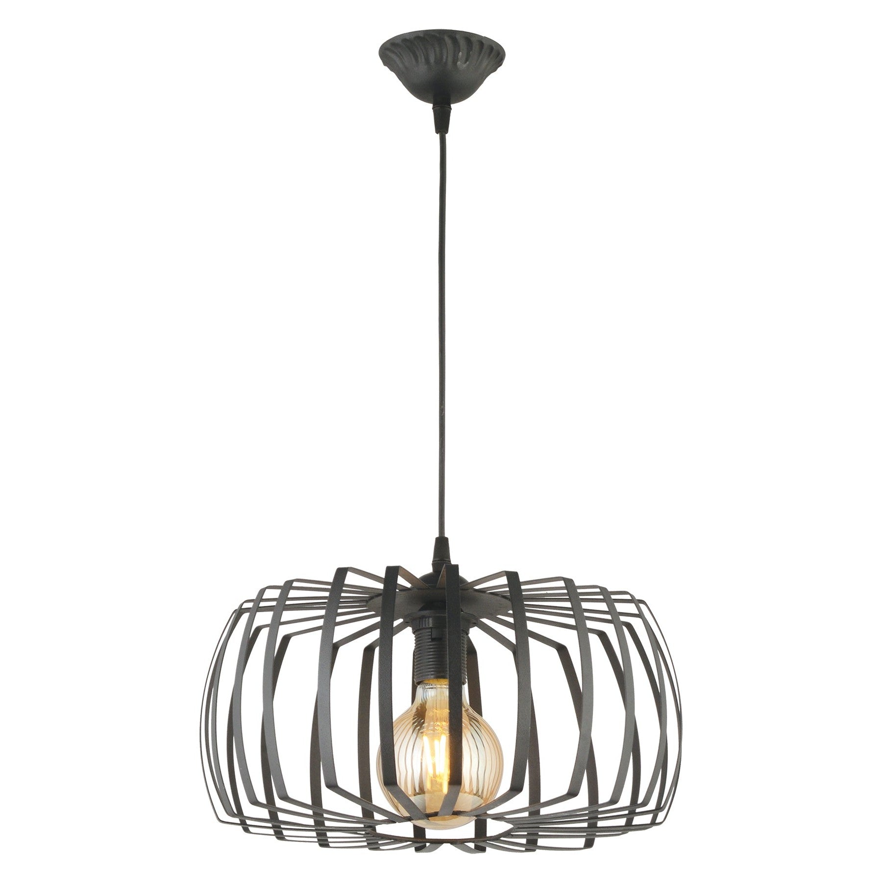 PDT 1256 BK 1/Φ ΜΕΤΑΛΛΙΚΟ ΑΡΑΧΝΗ 1xΕ27 Φ35x80