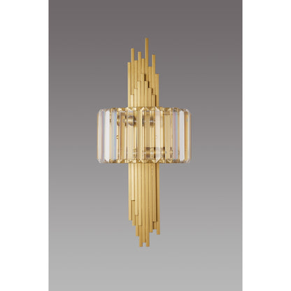 WLC 2472 ΑΠΛΙΚΑ ΧΡΥΣΟΙ ΡΑΒΔΟΙ ΚΡΥΣΤΑΛΛΑ 2xΕ14 24x5x60