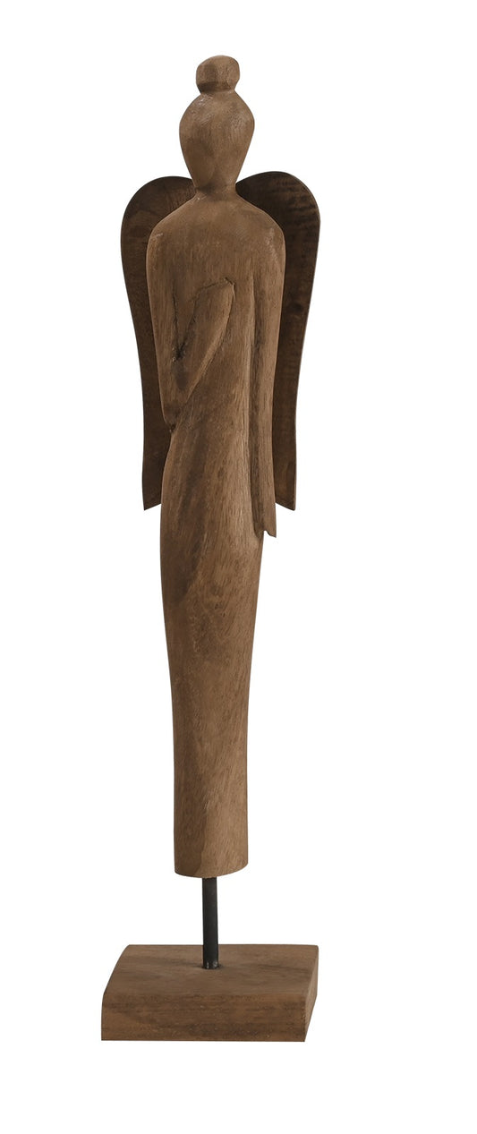 DEI - 14 ΞΥΛΙΝΗ ΦΙΓΟΥΡΑ ΑΓΓΕΛΟΣ 10x9x50