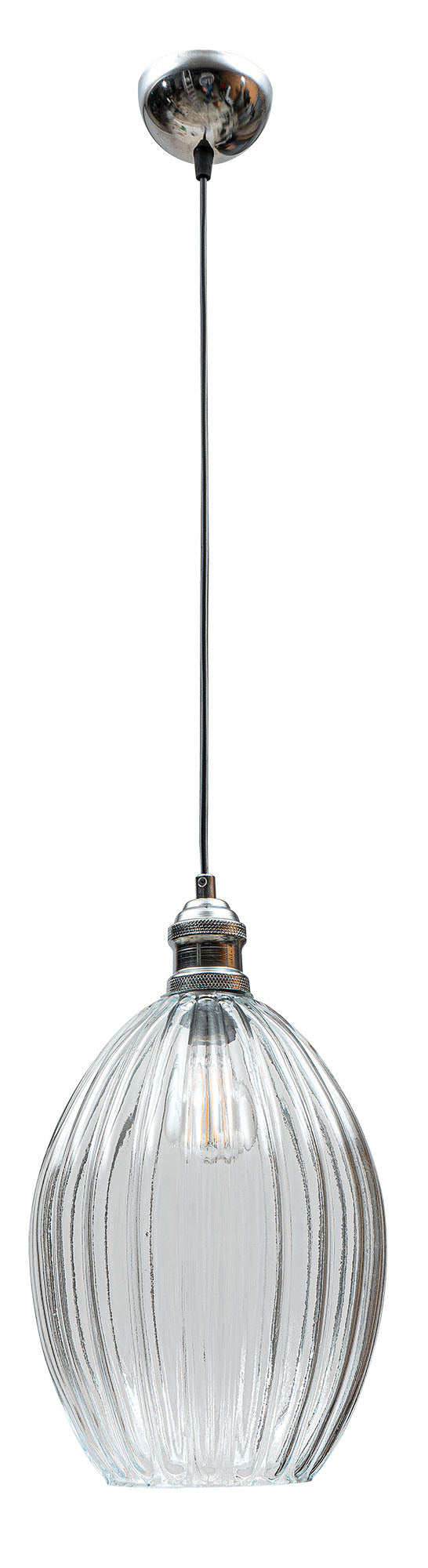 PDT 1455 TR # 1/Φ ΓΥΑΛΙ ΟΒΑΛ ΔΙΑΦΑΝΟ 1xΕ27 Φ22x130