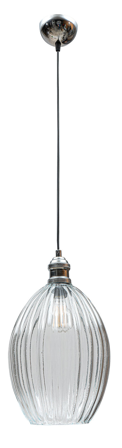 PDT 1455 TR # 1/Φ ΓΥΑΛΙ ΟΒΑΛ ΔΙΑΦΑΝΟ 1xΕ27 Φ22x130