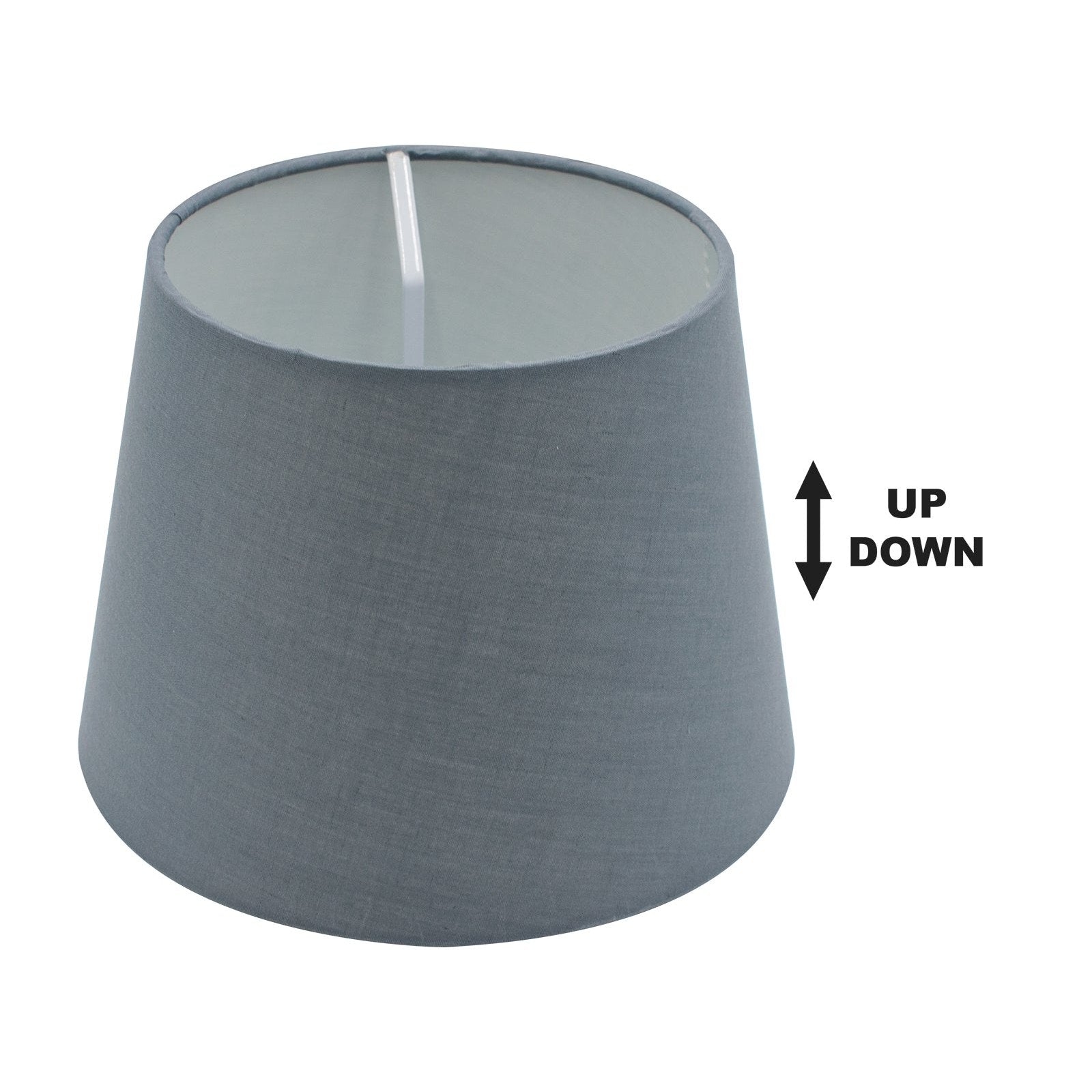 SPC 20 PT E14 ΚΑΠΕΛΟ ΓΚΡΙ ΣΚΟΥΡΟ ΥΦΑΣΜΑ UP/DOWN Φ(15-20)x15