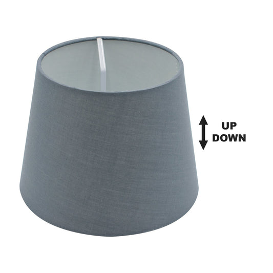 SPC 20 PT E14 ΚΑΠΕΛΟ ΓΚΡΙ ΣΚΟΥΡΟ ΥΦΑΣΜΑ UP/DOWN Φ(15-20)x15