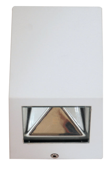 WLC 8107 WH LED ΑΠΛ. UP/DOWN ΤΕΤΡΑΓΩΝΗ 2x5W ΛΕΥΚΗ 8.5x8.5x10.5