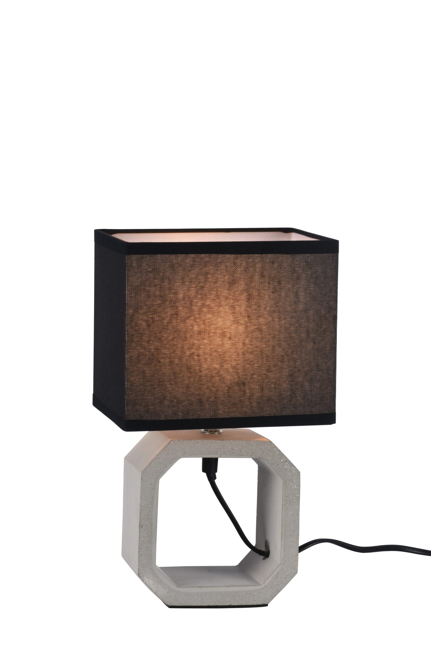 TLC 6003 BK ΠΟΡΤΑΤΙΦ ΤΕΤΡΑΓΩΝΗ ΚΕΡΑΜΙΚΗ ΒΑΣΗ ΚΑΠΕΛΟ ΜΑΥΡΟ 1xΕ14 KAΠEΛΟ 12x17x15