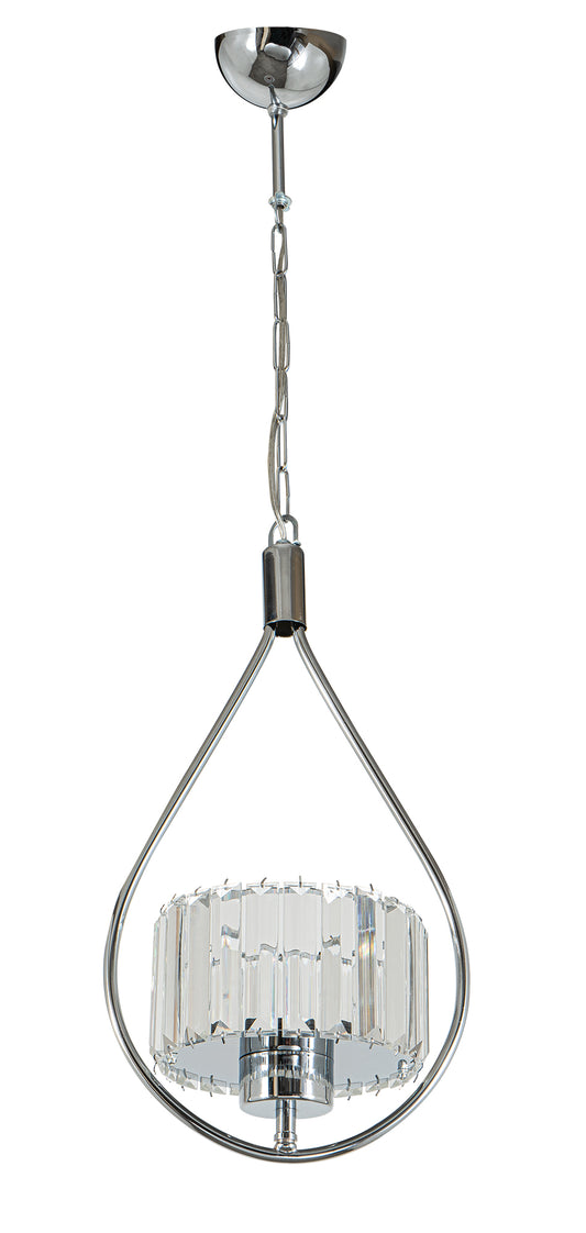 PDT 6092 # ΚΡΕΜ. 1/Φ ΝΙΚΕΛ ΘΗΛΙΑ ΜΕ ΓΥΑΛΙ ΔΙΑΦΑΝΟ Φ18x85