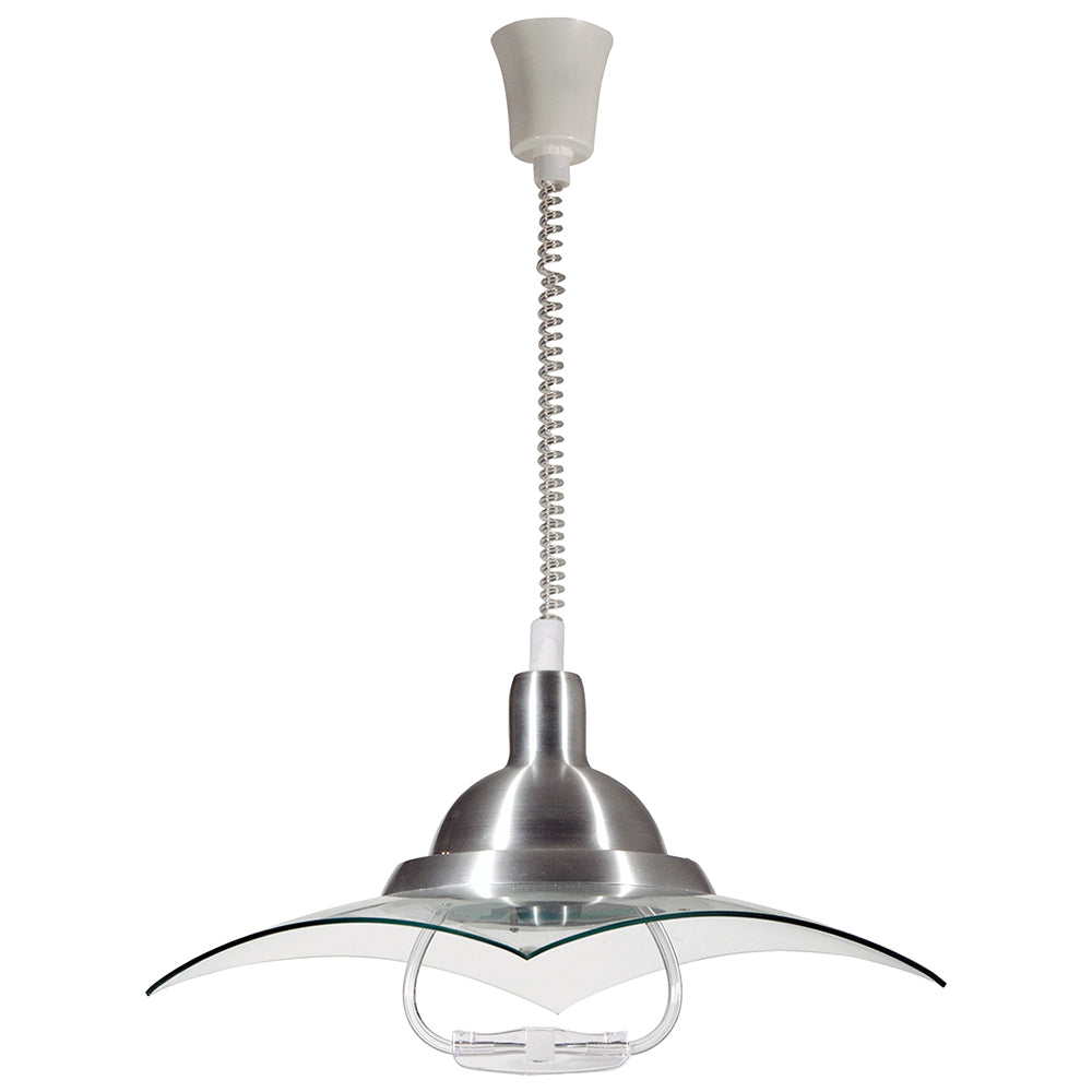 PDC 5331 K # ΚΡΕΜ 1/Φ ΤΕΤΡΑΓΩΝΟ ΓΥΑΛΙ-ΝΜ 1xΕ27 41x41x120