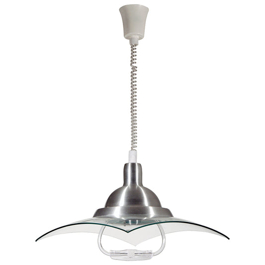 PDC 5331 K # ΚΡΕΜ 1/Φ ΤΕΤΡΑΓΩΝΟ ΓΥΑΛΙ-ΝΜ 1xΕ27 41x41x120