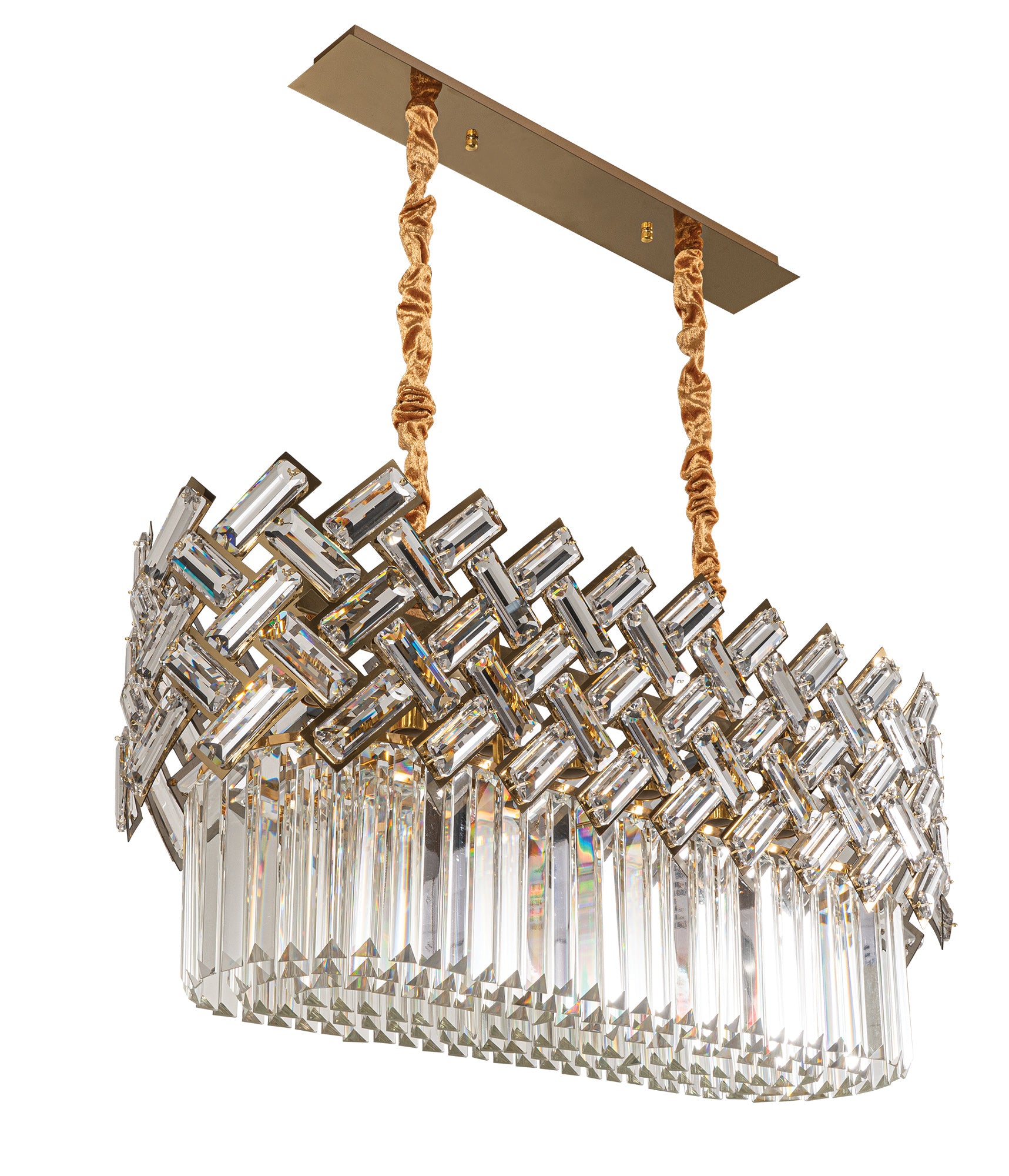 PDC 2093-7 GD ΠΟΛΥΕΛΑΙΟΣ ΡΑΓΑ ΜΕ ΣΤΑΥΡΩΤΑ ΚΡΥΣΤΑΛΑ 7xΕ14 80x30x(35-100)