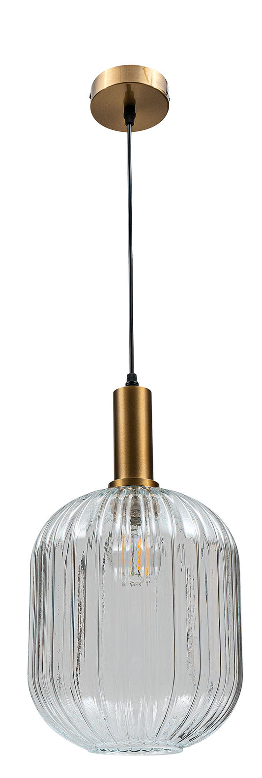 PDT 1456 TR # 1/Φ ΓΥΑΛΙΝΟ ΜΑΚΡ/ΝΟ ΜΠΟΜΠΕ ΔΙΑΦΑΝΟ 1xΕ27 Φ23x130