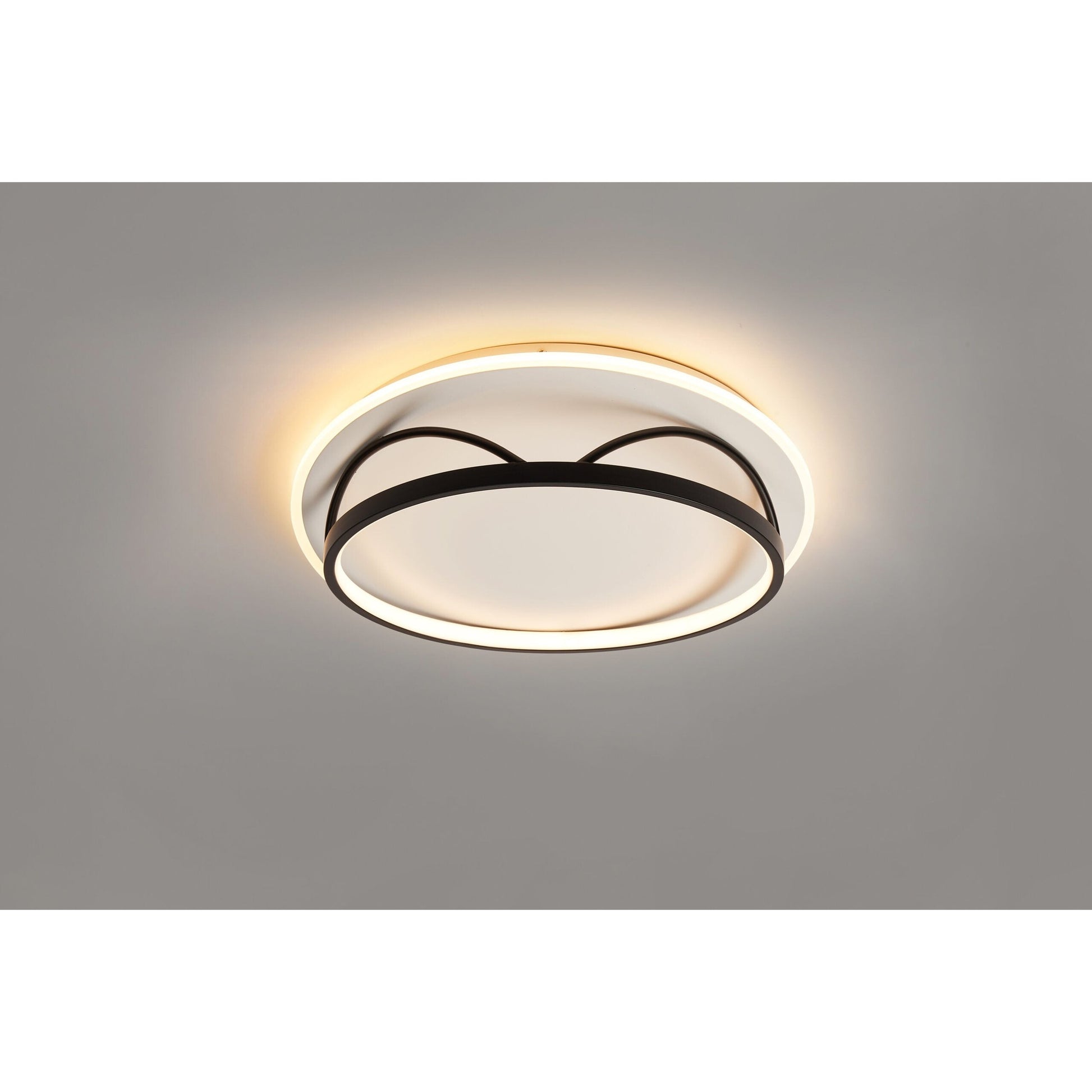 CCC 711 # LED ΟΡΟΦΗΣ ΚΥΚΛΙΚΟ ΜΑΥΡΟ-ΑΣΠΡΟ Φ40x7