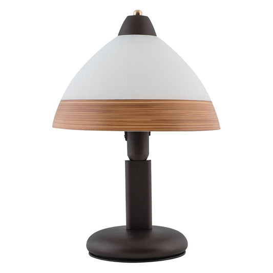 TLA 120 ΠΟΡΤΑΤΙΦ ΣΚΟΥΡΙΑ ΓΥΑΛΙ ΛΕΥΚΟ/ΚΑΦΕ ΦΑΣΑ 1xΕ27 Φ24x35