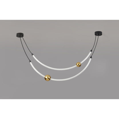 CCC 705-1 ΟΡΟΦΗΣ LED 2 ΗΜΙΚΥΚΛΙΟΙ ΣΩΛΗΝΕΣ 150x56εκ