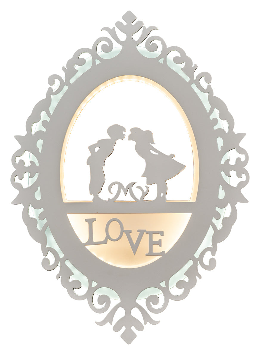 WLC 163 WH # ΑΠΛΙΚΑ 2/Φ LOVE 6000K/3000K 25x6x35