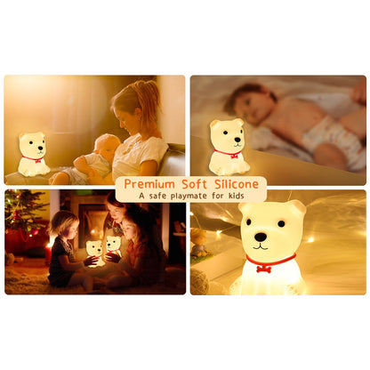 TLC 4017 ΠΟΡΤΑΤΙΦ LED ΣΚΥΛΟΣ ΣΙΛΙΚΟΝΗΣ TOUCH DIMMER-RGB-USB 11x11x15