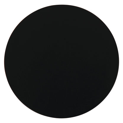 WLC 8501 BK ΑΠΛIKA ΣΤΡΟΓΓΥΛΗ ΜΑΥΡΗ LED 5W Φ19x4