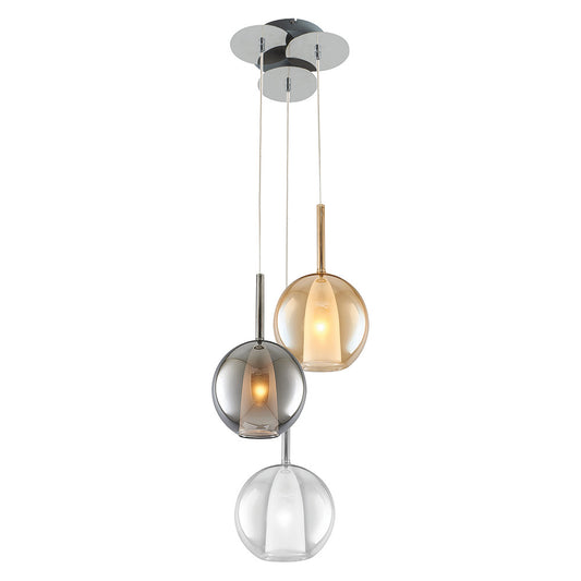 PDC 4020-3 ΟΡΟΦΗΣ ΓΥΑΛΙΝΕΣ ΜΠΑΛΕΣ ΤΡΙΧΡΩΜΙΑ 3xΕ14 Φ30x120