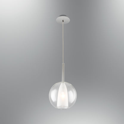 PDC 4020-1 TR 1/Φ ΓΥΑΛΙΝΗ ΜΠΑΛΑ ΔΙΑΦΑΝΗ 1xΕ14 Φ25x(42-120)