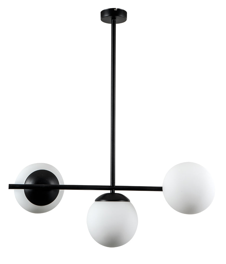 PDA 340-3 /Φ ΣΩΛΗΝΑΣ ΜΕ ΟΠΑΛΙΝΑ ΜΠΑΛΑ 3xΕ27 60x35x70